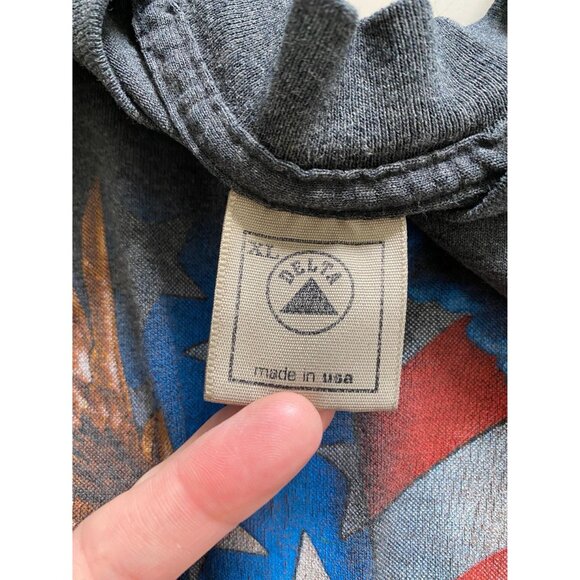 90s Harley Davidson 3D Emblem T-shirt Size XL Follow the Eagle Life Cycle CA - Picture 5 of 10